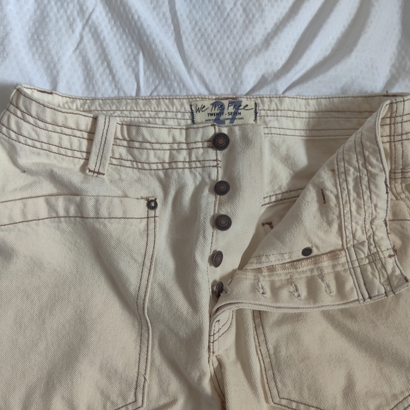 Free People Rebel Rouser Denim Cut-Off Shorts - Picture 4 of 6